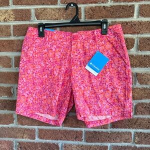 columbia kenzie cove printed shorts.  new with tags.  nwt. size 6.